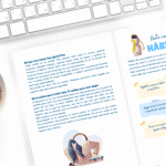 Ejemplo de la tabla de contenidos o planner semanal del Ebook TCAE, que ofrece hacks de conciliación realistas para madres que opositan.