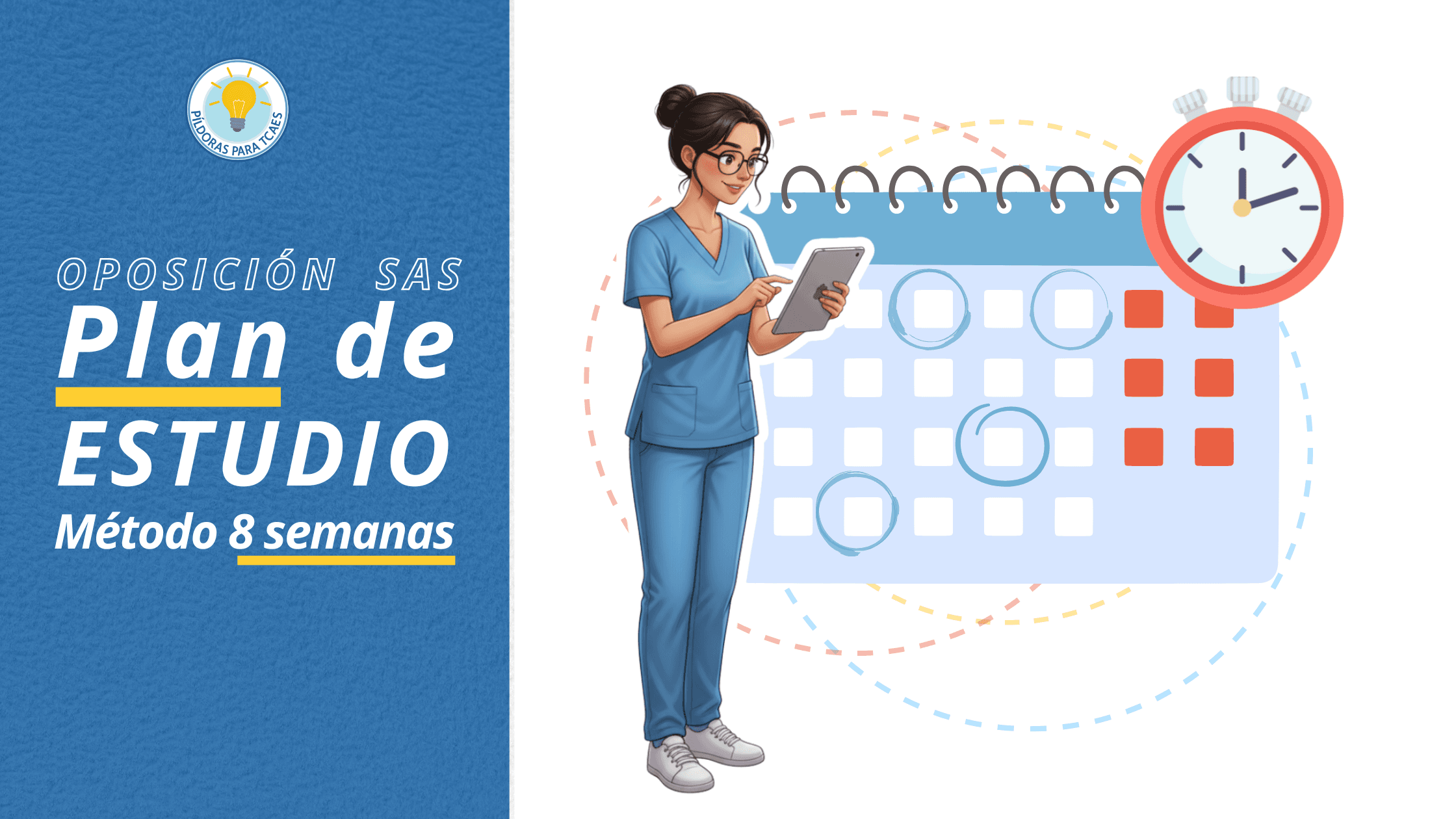 Plan de estudio detallado para la oposición TCAE SAS