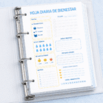 plantilla de hoja de bienestar diaria archivada