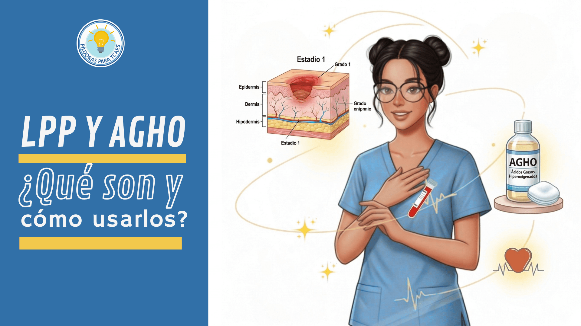 Diferencias entre LPP y AGHO para TCAE: Guía de supervivencia y cuidados de enfermería ante úlceras por presión.