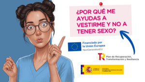 campaña por que me ayudas a vestirme y no a tener sexo